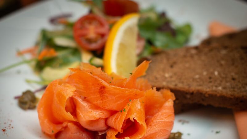 Smoked Salmon and Brown Bread